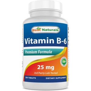 Vitamin B-6 25 mg 250 Tablets - 1 of 4