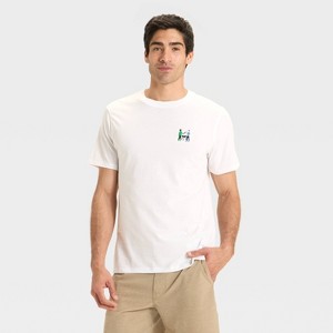 Men's Embroidered T-Shirt - Goodfellow & Co™ - 1 of 3