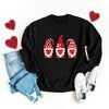 Simply Sage Market Women's Graphic Sweatshirt Valentine's Gnomes - 3 of 4
