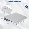 Threshold Ramps for Doorways, Portable Aluminum Wheelchair Door Entry Ramps for Doorways Stairs Home Steps - 2 of 4