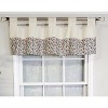 RLF Home 4" Top Tab High Quality Fabric Petite flower Tab Valance for Windows 50" x 15" Multi - 2 of 4