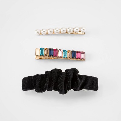 Girls' 3pk Hair Clip - art class™