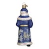 Old World Christmas Blown Glass Ornament for Christmas Tree, Glistening Midnight Santa - 3 of 3