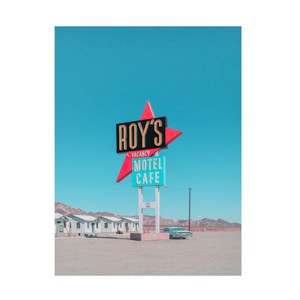 Canvas Wall Art - Tom Windeknecht 'Roys Motel Cafe Retro Sign' Wall Art for Living Room, Bedroom, or Office Décor by Trademark Fine Art - 1 of 4