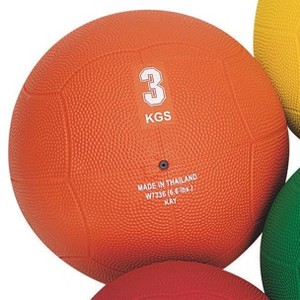 S&S Worldwide Rubber Medicine Ball, 6.6lb - 1 of 1