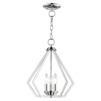 Livex Lighting Prism 3 - Light Chandelier in  Polished Chrome