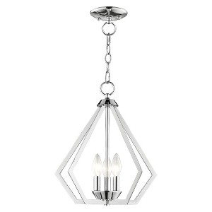 Livex Lighting Prism 3 - Light Chandelier in  Polished Chrome - 1 of 2