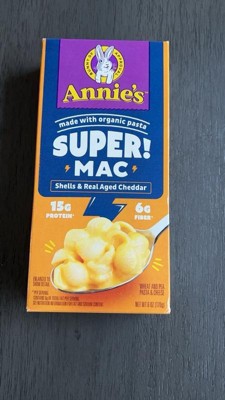 Annie's Super Mac Protein Mac & Cheese Shells & Real Aged Cheddar - 6oz ...