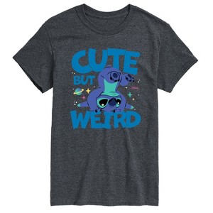 Men's - Lilo and Stitch - Cute but Weird Short Sleeve Graphic T-Shirt - 1 of 4
