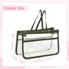 Unique Bargains EVA Zipper Clear Makeup Bags and Organizers 1 Pc - 2 of 4