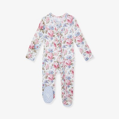 Infant Etta Footie Ruffled Zippered One Piece - Posh Peanut