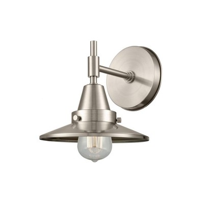 Railroad - 1 Light Wall Sconce-7.25 Inches Tall and 8 Inches Wide