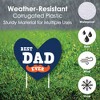 Big Dot of Happiness Happy Father's Day - Yard Sign and Outdoor Lawn Decorations - We Love Dad Party Yard Signs - Set of 8 - 3 of 4