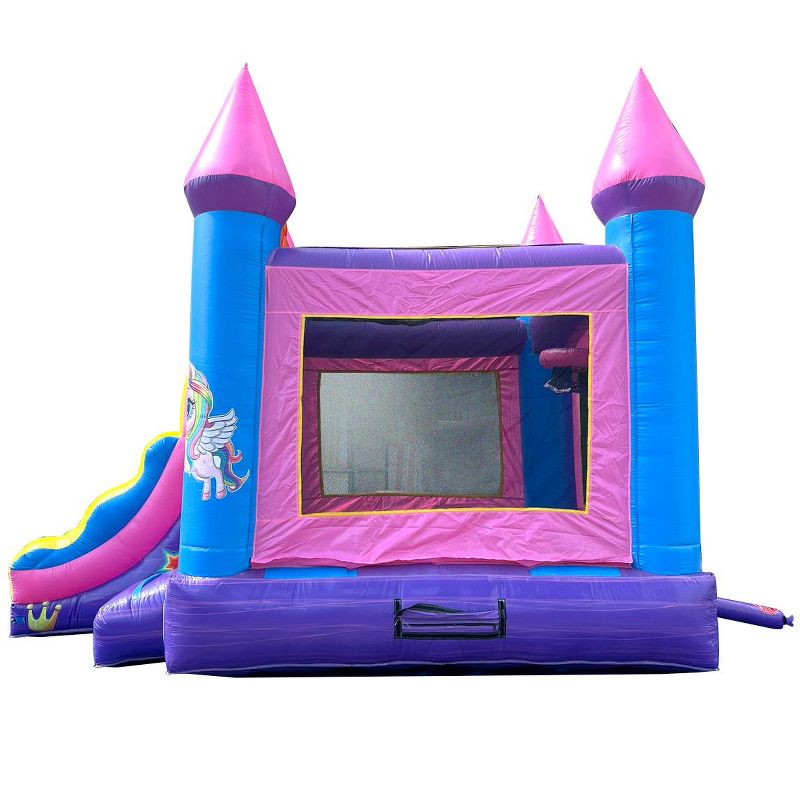 Pogo Bounce House Crossover Bounce House with Slide, No Blower, 4 of 6