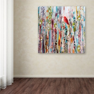 Colorful Abstract Animals Canvas Art for Kids, 25x20