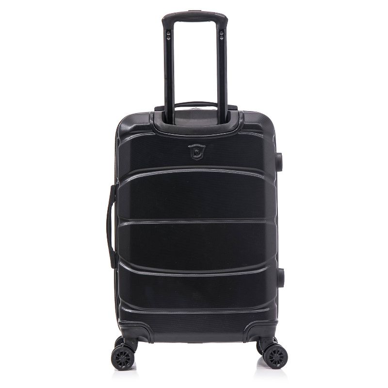 DUKAP Sense Lightweight Hardside Medium Checked Spinner Suitcase - Black, 6 of 18