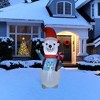 Northlight LED Lighted Inflatable Polar Bear Outdoor Christmas Decoration - 8.25' - 2 of 4