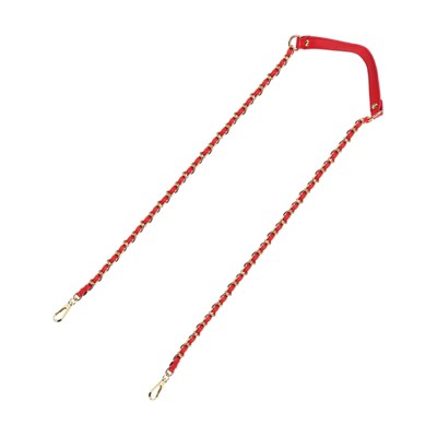 Unique Bargains Metal Corrosion-Resistant PU Leather Purse Flat Chain Strap