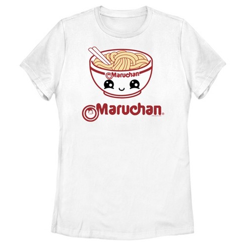 Maruchan Women's Mascot Logo T-Shirt White