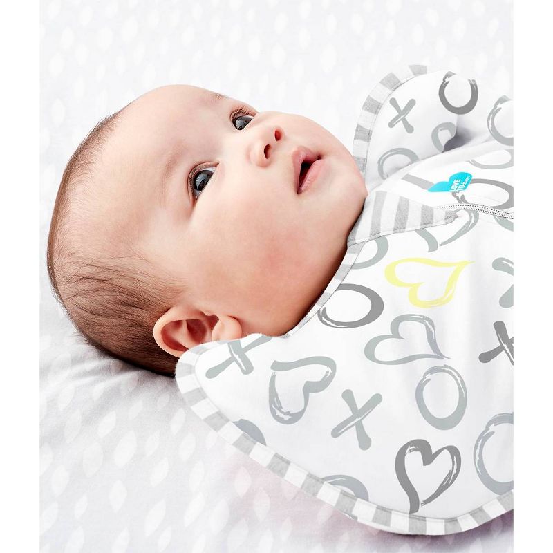 Love To Dream Swaddle UP Silky-Lux Swaddle Wrap - Kisses, 6 of 8
