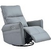 NicBex Recliner Chair Modern Rocking Chair with Side Pocket Swivel Accent Chair Glider Chair Comfy Chair for Living Room, Bedroom - 4 of 4