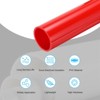 Unique Bargains High Impact Water Plumb Cable Sleeve PVC Rigid Round Pipes 20" Length - 3 of 4
