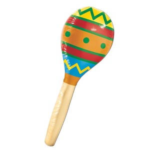Beistle 30" Inflatable Maraca; Multicolor 2/Pack 57897 - 1 of 1