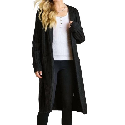 Women's Ribbed Sweater Cardigan - Plus - ADORA