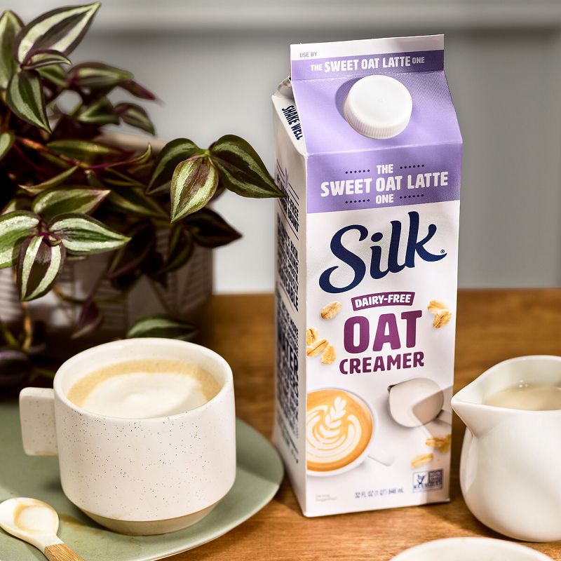 Silk Sweet Oat Latte Creamer - 32 fl oz, 4 of 12