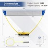 Costway Portable Badminton Set with 2 Shuttlecocks Badminton Rackets Outdoor Sport Game Set - 3 of 4