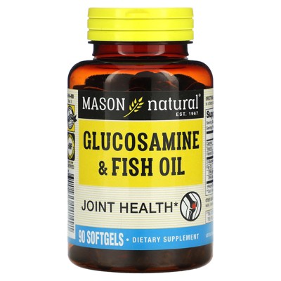 Mason Natural Glucosamine & Fish Oil, 90 Softgels