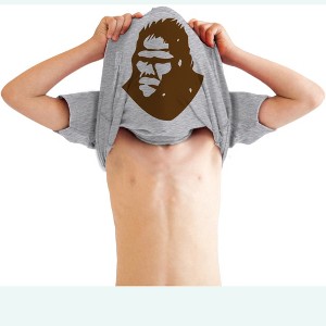 Youth Ask Me About Squatch T Shirt Funny Sarcastic Bigfoot Flip Tee for Kids - Crazy Dog Youth T Shirt - 1 of 4