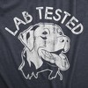 Mens Lab Tested T Shirt Funny Pet Puppy Labrador Retriever Joke Tee For Guys - Crazy Dog Men's T Shirt - 2 of 4
