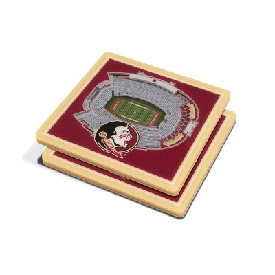 NCAA Florida State Seminoles 3D Stadium View Coasters