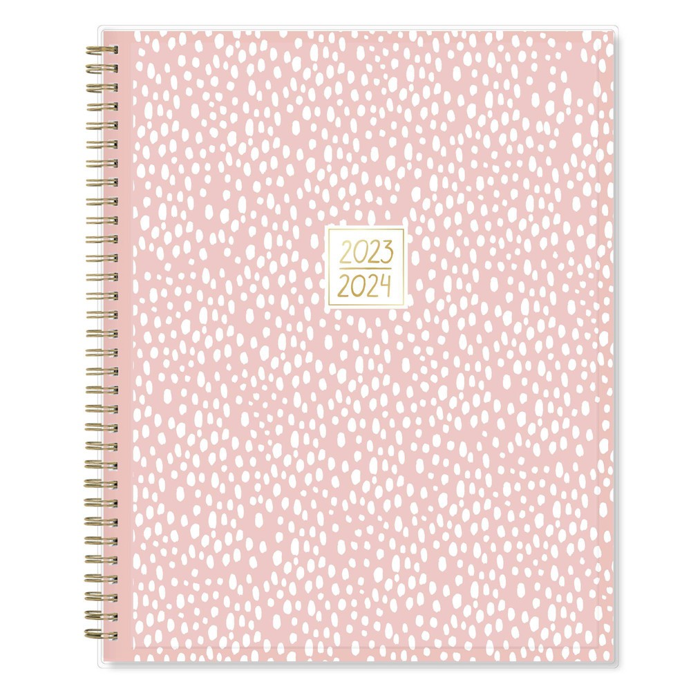 Idlewild for Blue Sky 2023-24 Academic Planner Clear Pocket Cover 8.5"x11" Weekly/Monthly Wirebound Speckle