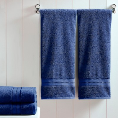 Navy Cotton SpunLoft 4-Piece Bath Towel Set
