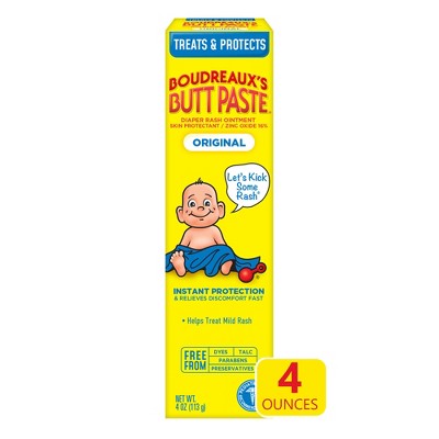 Image of Boudreaux's Butt Paste Baby Diaper Rash Cream Original Strength - 4oz