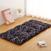 Floral Print Style Japanese Floor Mattress Indoor Living Room Bedroom Furniture, Tatami Mat Portable Floor Bed Roll Up Mattress for Camping Travel - 2 of 4