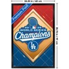 Trends International MLB Los Angeles Dodgers - 2025 World Series Team Logo Framed Wall Poster Prints - 3 of 4