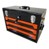 Toolbox with 3 ball bearings, drawer lock key tool set, portable tool storage box, manager mechanical tool set, easy to stack - 3 of 4