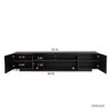 FONTOI TV Stand with Storage Drawers for Televisions up to 80", Media Center, Storage Console Table for Living Room, Black, 14.96"*16.93"*78.74" - 3 of 4