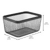 Metal Mesh Pantry Basket for Kitchen Storage - 3 of 4
