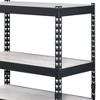 TiramisuBest Industrial 5-Shelf Bookcase - 53" Tall Floor Standing Open Bookshelf for Home Office, Living Room, and Bedroom Storage, Brown - 4 of 4