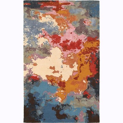 Oriental Weavers Galaxy 21908 Multi/ Pink Indoor Area Rug - 3'6" x 5'6"