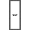 PosterPalooza | Panoramic Refined Black Picture Frame - UV Acrylic, Foam Board Backing, Hanging Hardware - 2 of 4