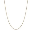 Black Bow Jewelry 1mm 14k Yellow Gold Solid Round Snake Chain Necklace - 3 of 4