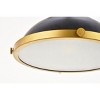 Elegant Lighting Eamon 1 Light matte black Pendant - 4 of 4