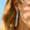 Ross-Simons Turquoise Fringe Drop Earrings in Sterling Silver - 3 of 4