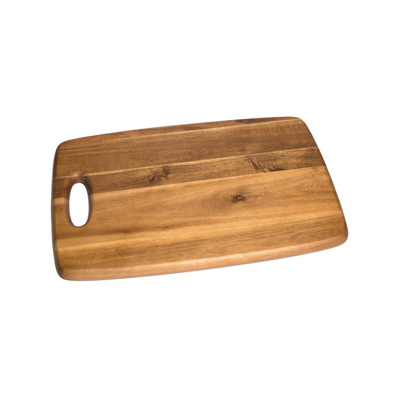 18&#34; x 12&#34; Acacia Cutting Board with Cut Out Handle - Lipper International, 1 of 5