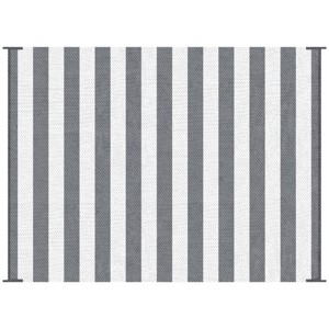 TopComfy Rugs Reversible Outdoor Rug Waterproof Straw Floor Mat Portable Camping Carpet Floor Mat for Backyard, Multicolored, 26.5"*13.75"*6.75" - 1 of 4